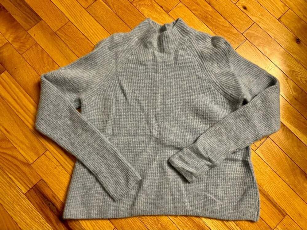 Vineyard Vines Cashmere Mock Neck Sweater Blue